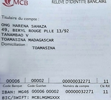 Relevé d'Identité Bancaire